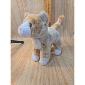 Douglas Cuddle Toy Striped Tabby Orange Kitty Cat Plush 7"